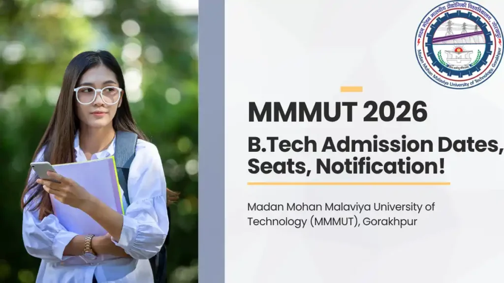 MMMUT Admission 2026 B.Tech Dates, Registration, Seat Matrix & Fees