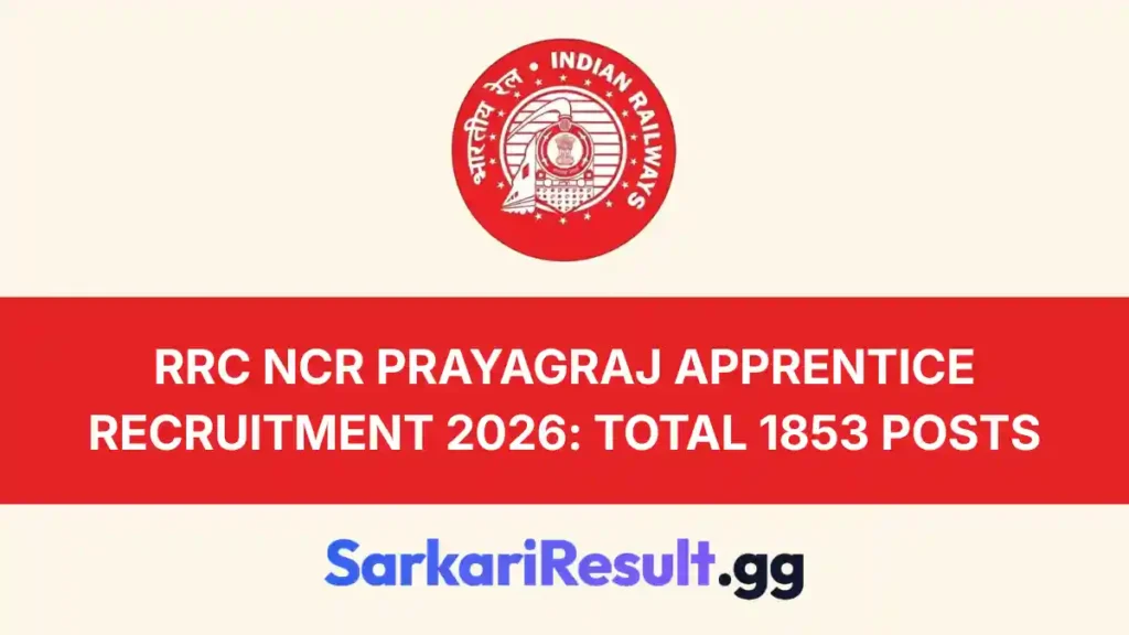 RRC NCR Apprentice 2026